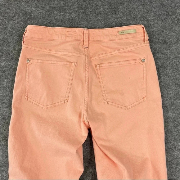 Pilcro and the Letterpress Jeans Womens 27 Anthropologie Stet Peach Cropped - Picture 6 of 14